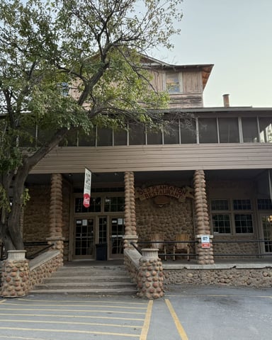 Historic cobblestone buildings in Medicine Park