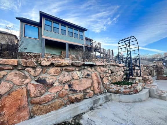 Book A Medicine Park Riverside Cabin w/ hot tub
