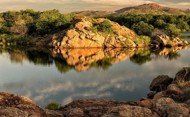 Quanah Parker Lake, Wichita Mountains Wildlife Refuge