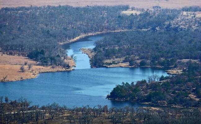 French Lake, Wichita Mountains Wildlife Refuge