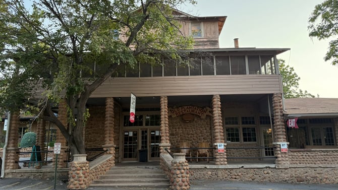 Historic Cobblestone Architecture in Medicine Park