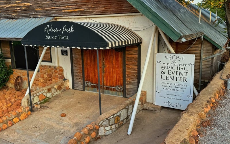 Medicine Park Music Hall and Event Center exterior